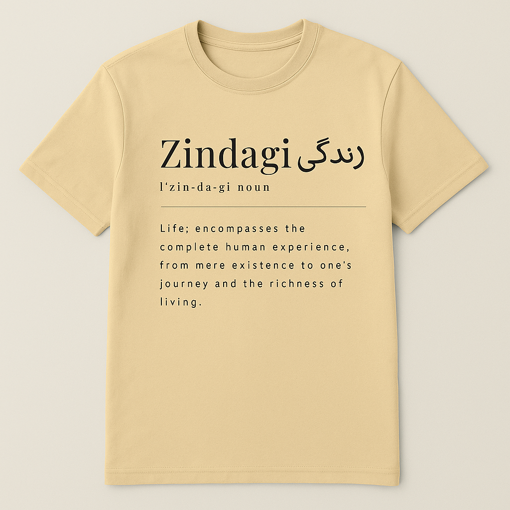 Zindagi - Short Sleeve/Long Sleeve