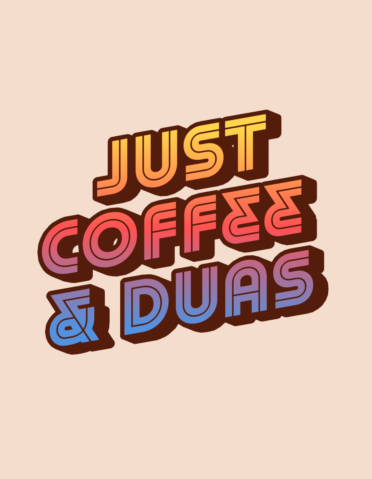 Just Coffee and Dua