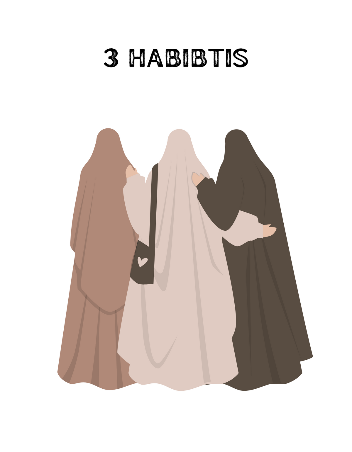 3 Habibtis - Long Sleeve T-Shirt