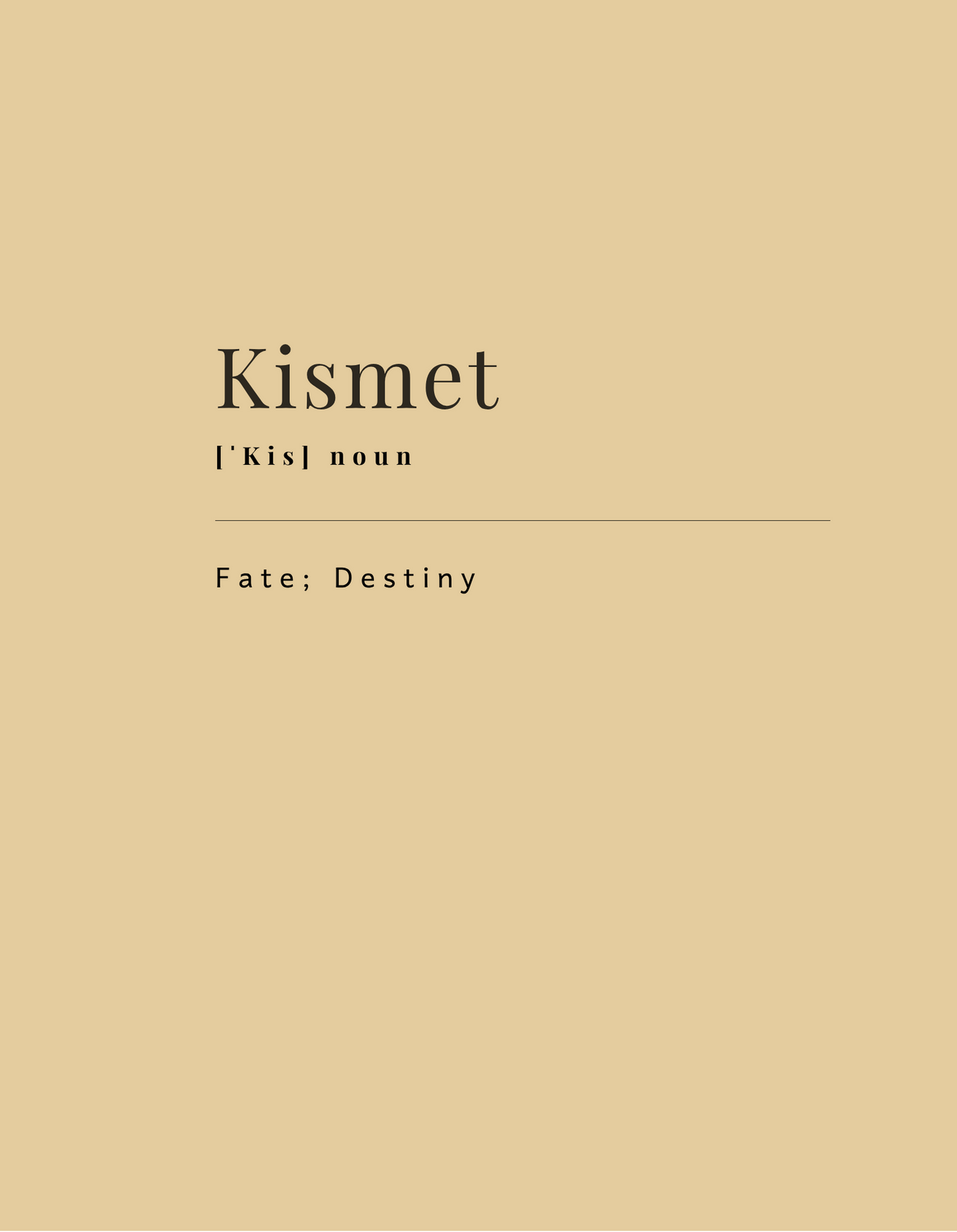Kismet - Short Sleeve/Long Sleeve